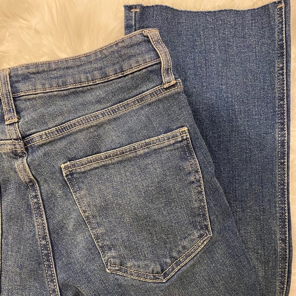 NWT POPSUGAR Kick Flare Jeans w/ Raw Bottom Hem - Picture 11 of 16